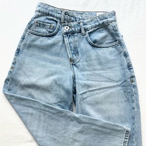 COLLUSION x014 90s baggy dad jeans with stepped waist band